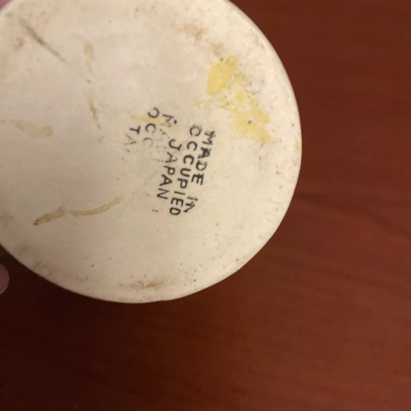 Miniature Beer Stein Raised Relief 4" Tall Ceramic Made in Occupied Japan - Picture 4 of 4